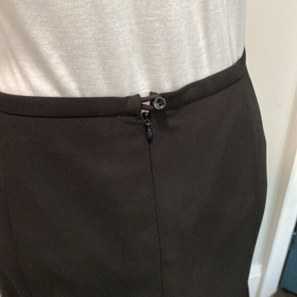 Melanie Lyne Black Flowy A-line skirt Size 10 - Picture 6 of 14